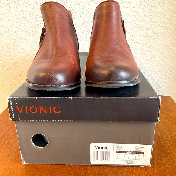 Vionic Jolene style Mocha color shoes - Picture 1 of 3